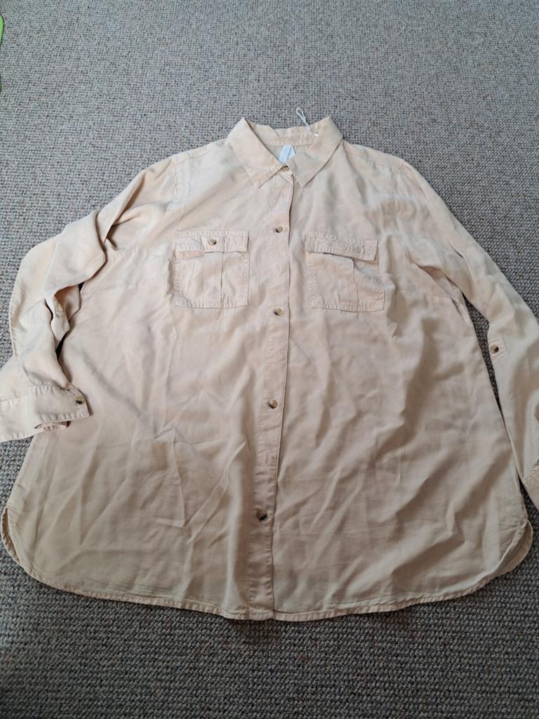 Blouse miss etam, Ophalen of Verzenden, Zo goed als nieuw, Maat 46/48 (XL) of groter, Blauw
