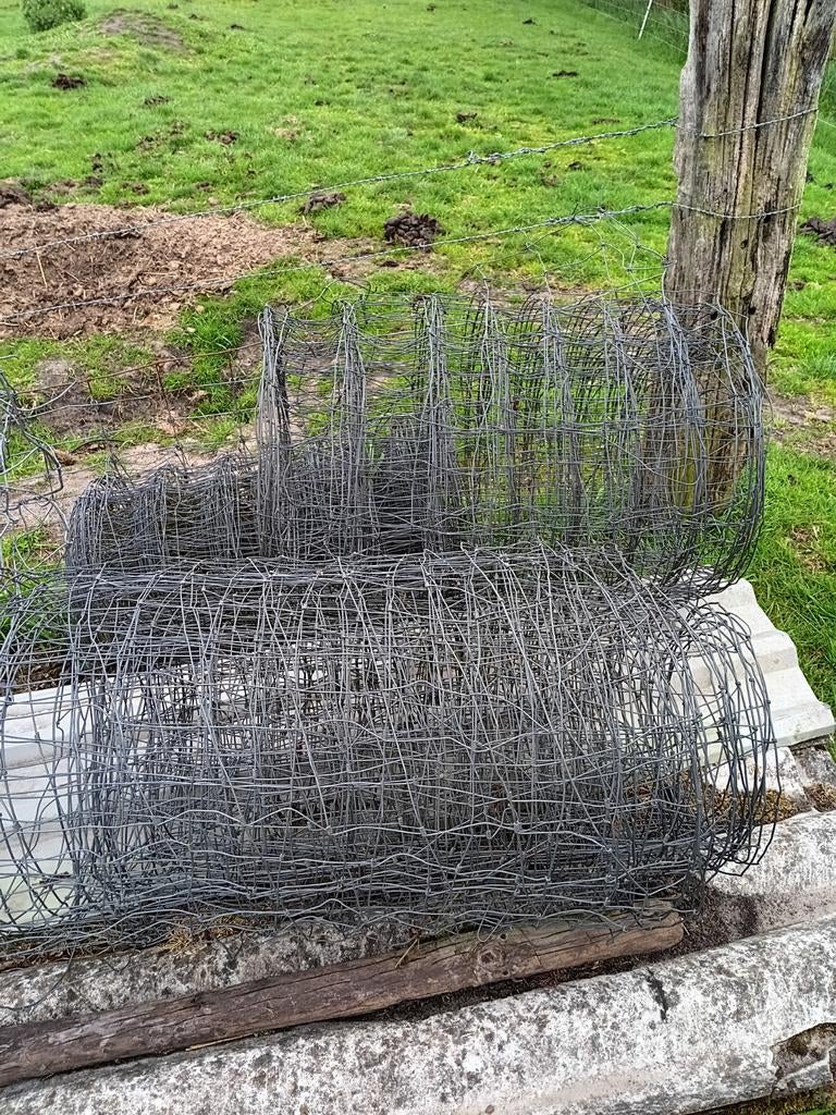 Drie rollen gaas, Tuin en Terras, Ophalen, Gebruikt, Minder dan 10 meter, Gaas