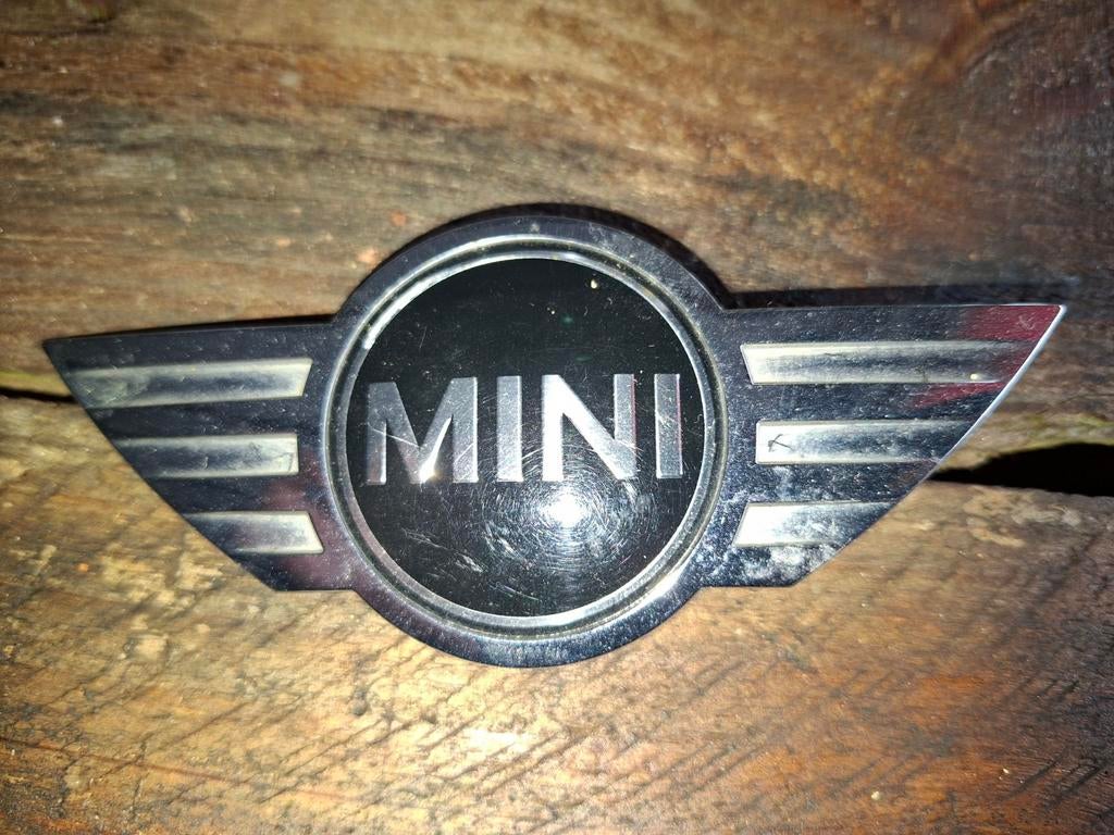 Mini embleem / logo - Gebruikt, Auto-onderdelen, Ophalen of Verzenden, Gebruikt, Mini