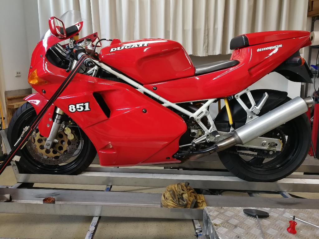 Ducati 851 Strada 1992 en Troll Supertwin (kit), Motoren, Motoren | Ducati, Super Sport, Particulier, Meer dan 35 kW, 851 cc