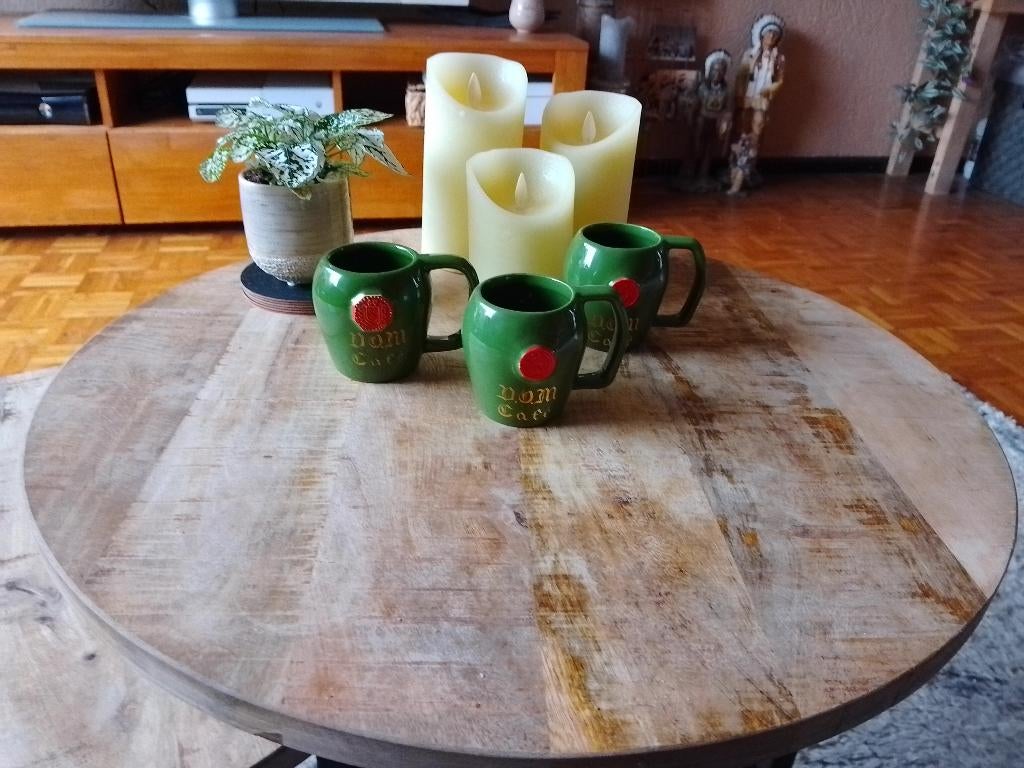 Mok Groen Benedictine Café, Ophalen of Verzenden, Zo goed als nieuw, Overige stijlen, Kop(pen) en/of Schotel(s)
