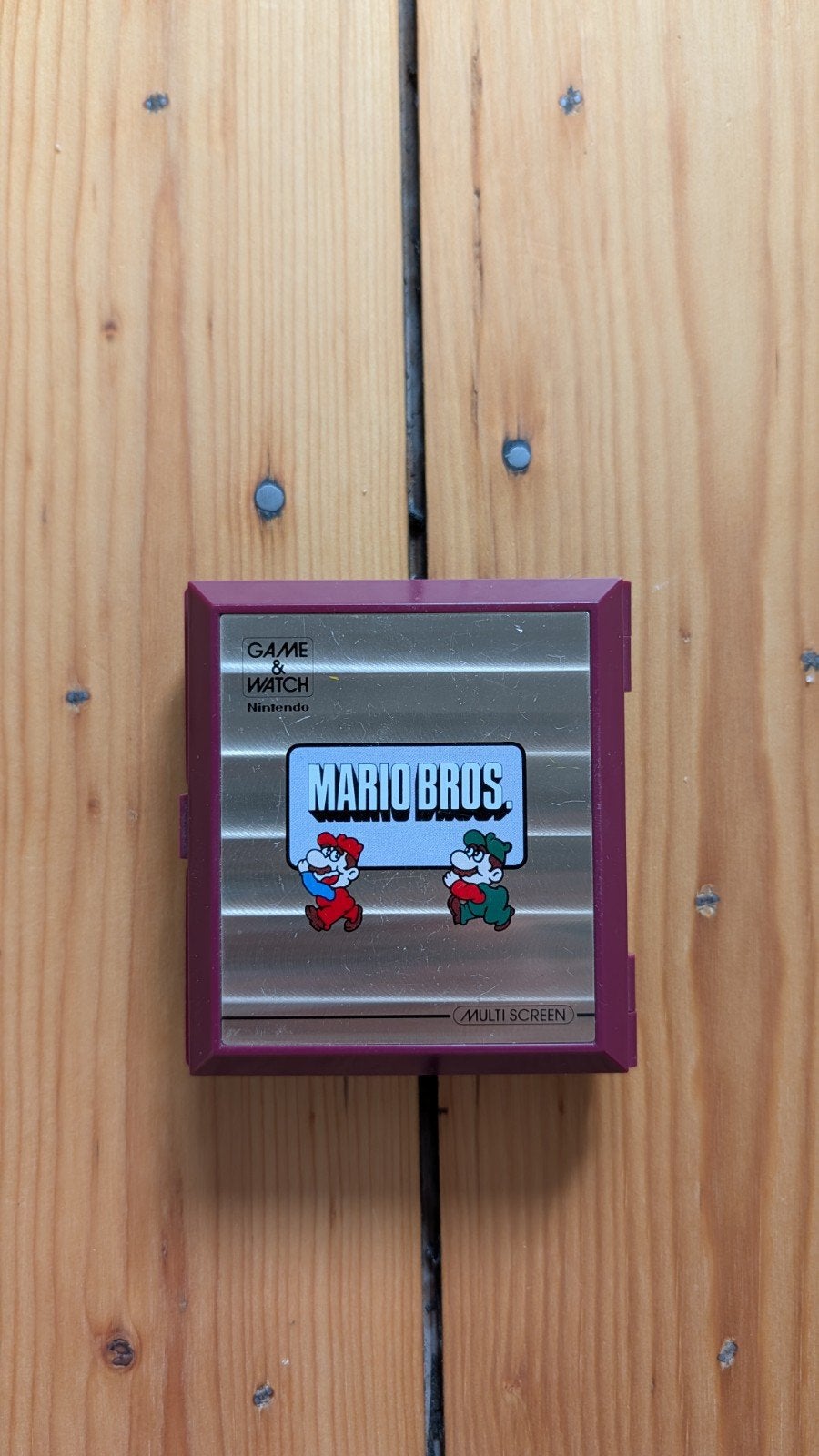 Nintendo Game & Watch Mario Bros. 1983 – Multi Screen, Ophalen of Verzenden, Zo goed als nieuw, Overige modellen