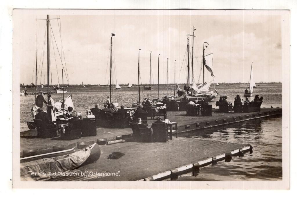 Loosdrecht Ottenhome  1940 Terras  Hilversum, Verzenden, 1920 tot 1940, Gelopen, Noord-Holland