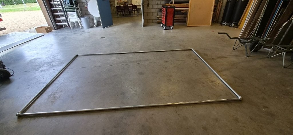 spandoekframe staal 33.7mm, Ophalen, Nieuw, Reclamebord
