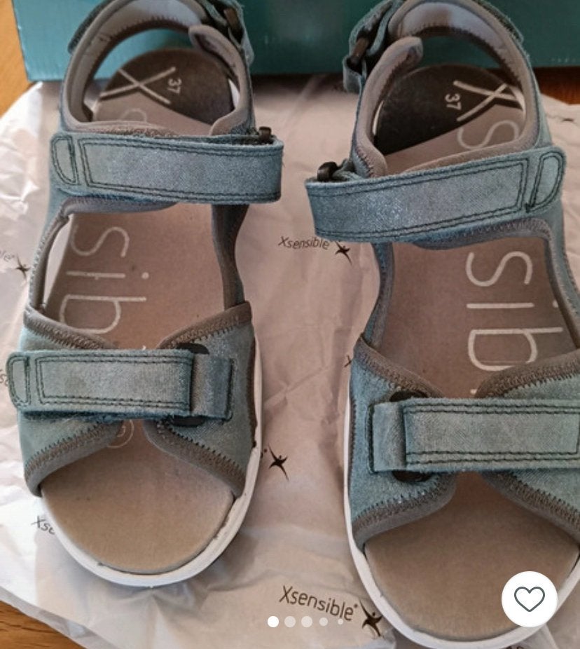Xensible sandalen maat 37 H groen, Ophalen of Verzenden, Zo goed als nieuw, Groen, Sandalen of Muiltjes