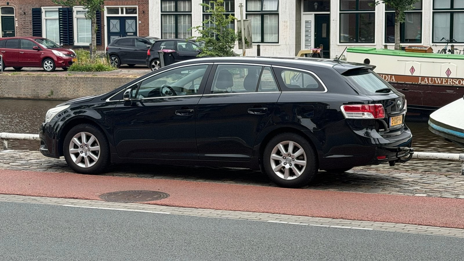 Toyota Avensis 1.8 Vvt-i Wagon 2009 Zwart, Auto's, Toyota, Particulier, Avensis, Benzine, A, Stationwagon, Handgeschakeld, Geïmporteerd