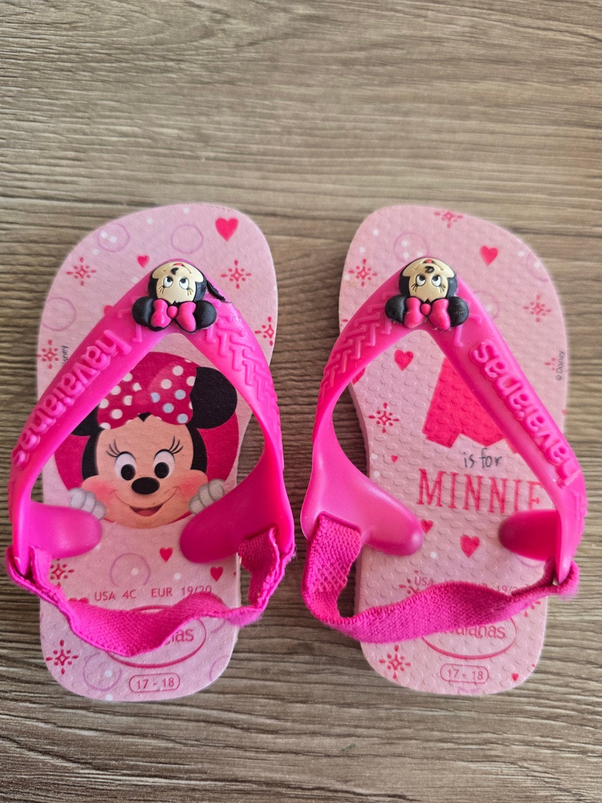 Havaianas Disney Minnie Mouse slippers maat 17/18 Nieuw, Meisje, Overige typen, Nieuw, Ophalen of Verzenden