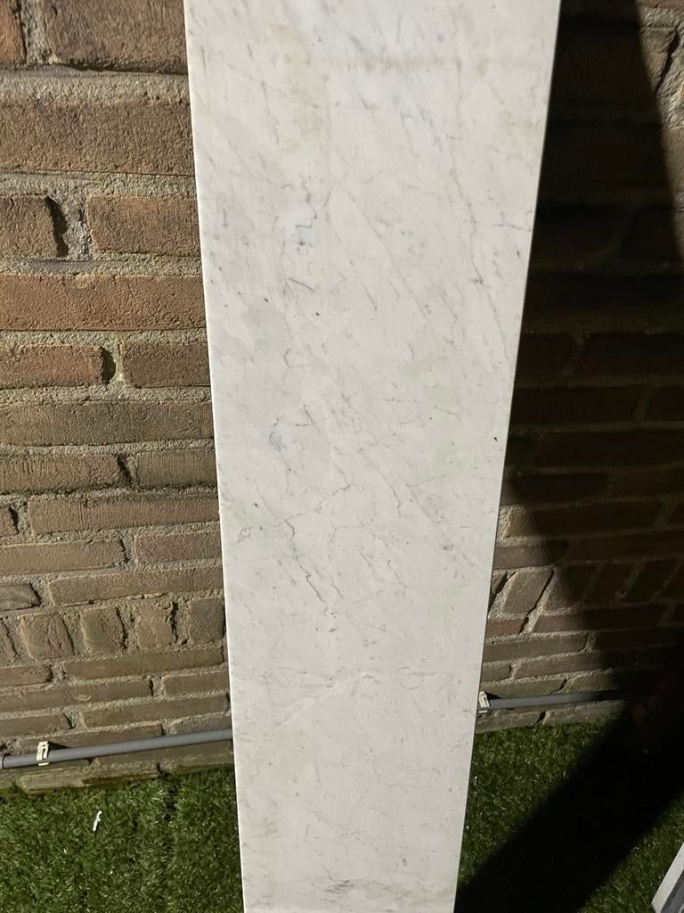 Natuursteen vensterbank marmerlook 1stuk, Ophalen, Zo goed als nieuw, Hardsteen, Vensterbanken