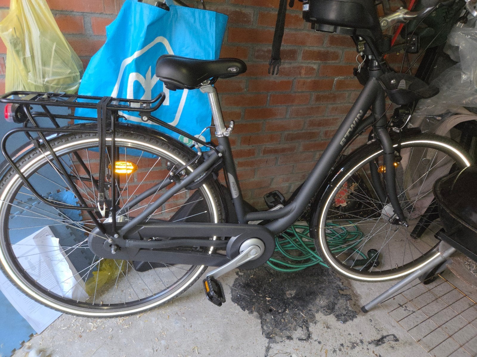Btwin Elops 900 Stadsfiets Dames - Zo goed als nieuw, Fietsen en Brommers, Terugtraprem, 53 tot 56 cm, (Extra) lage instap, Zo goed als nieuw