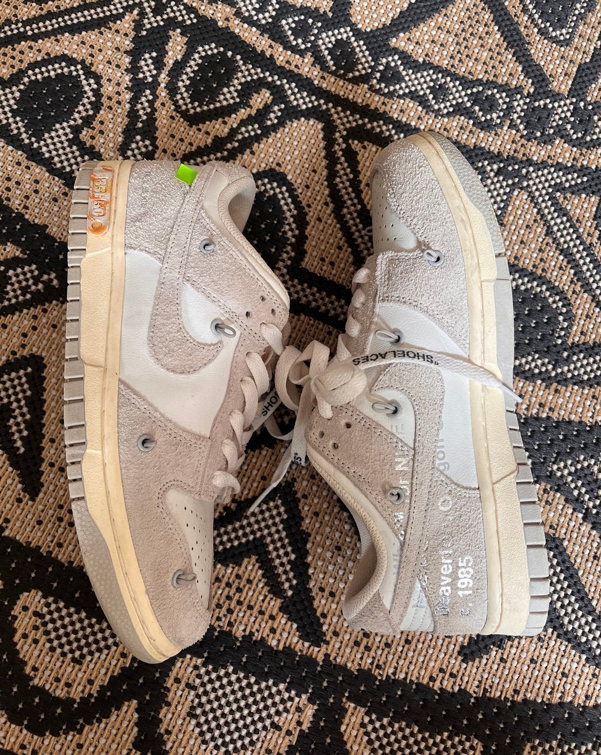 Nike x Off White Dunk Low 35, Wit, Nike, Ophalen of Verzenden, Sneakers of Gympen