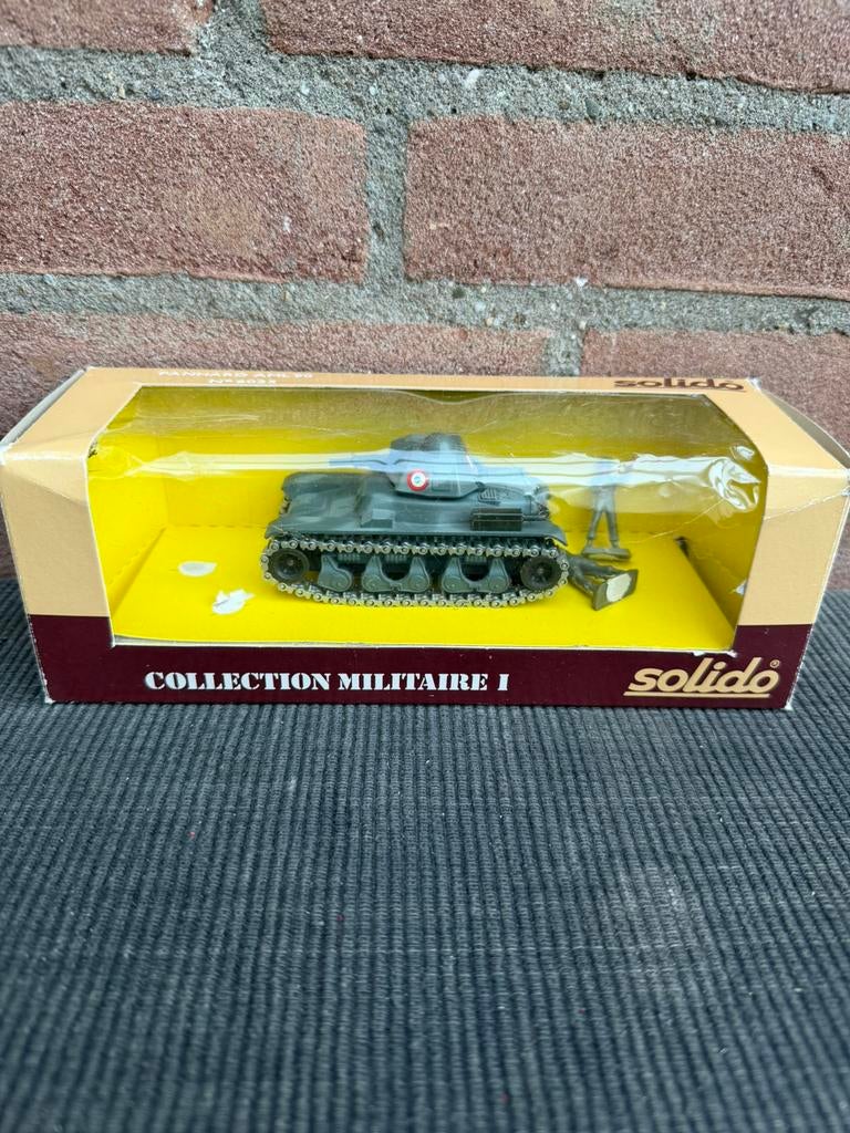 1:43 Solido Panhard AML 90, Ophalen of Verzenden, Zo goed als nieuw, Auto, Solido