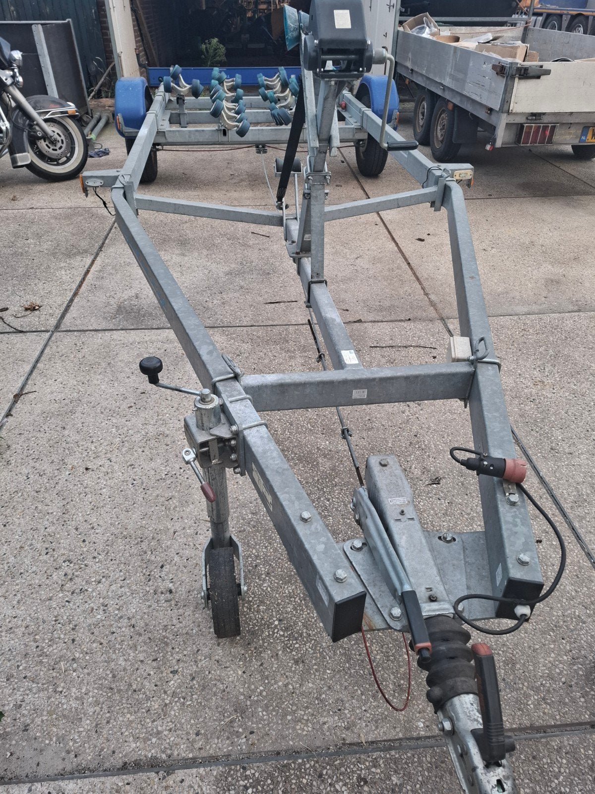 boottrailer 1800kg bouwjaar 2018, Watersport en Boten, 1500 tot 3000 kg, Minder dan 6 meter, Ophalen of Verzenden, Zo goed als nieuw
