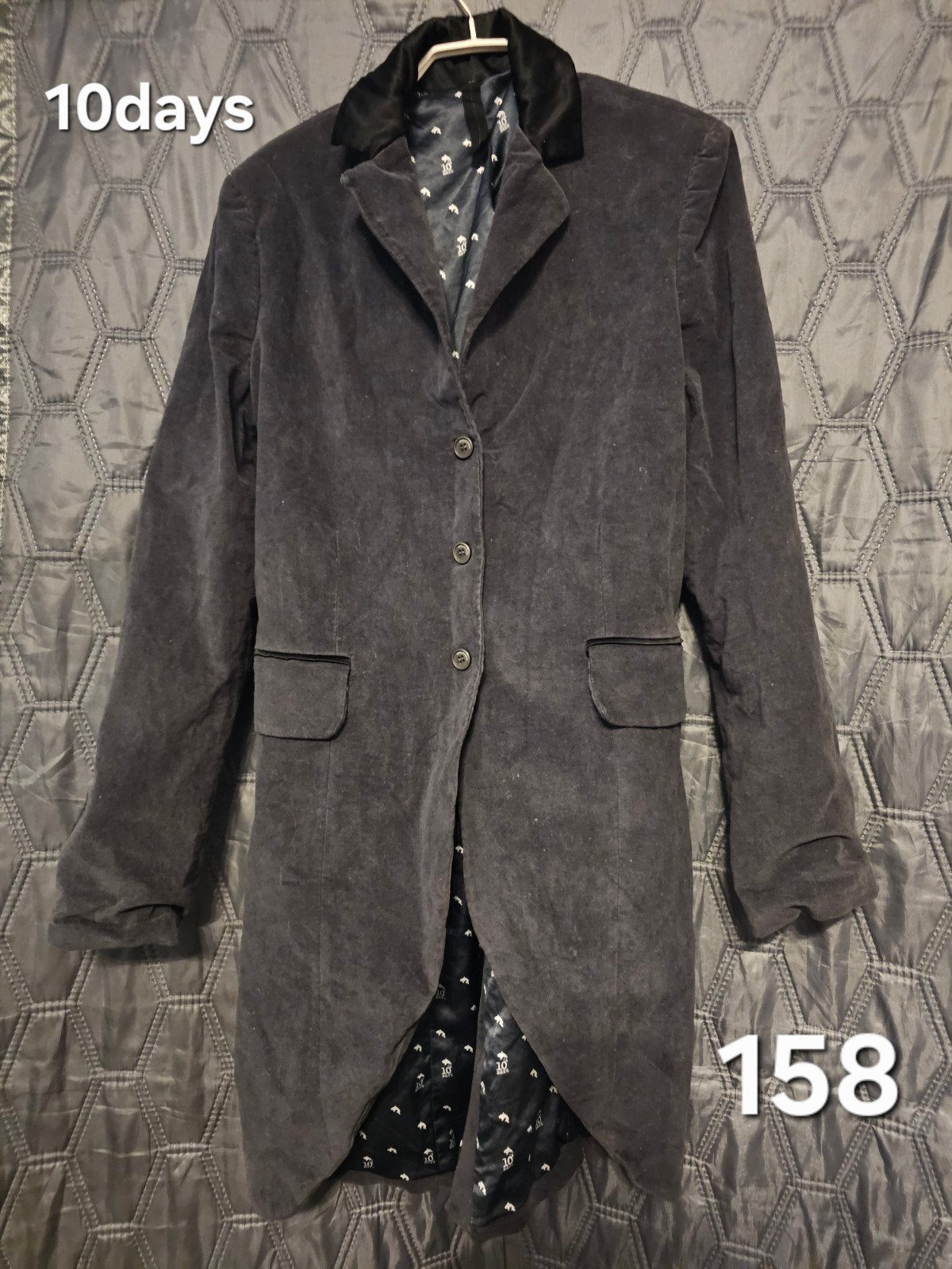 Peaky blinders jas 10days, Ophalen, Overige maten, Zwart