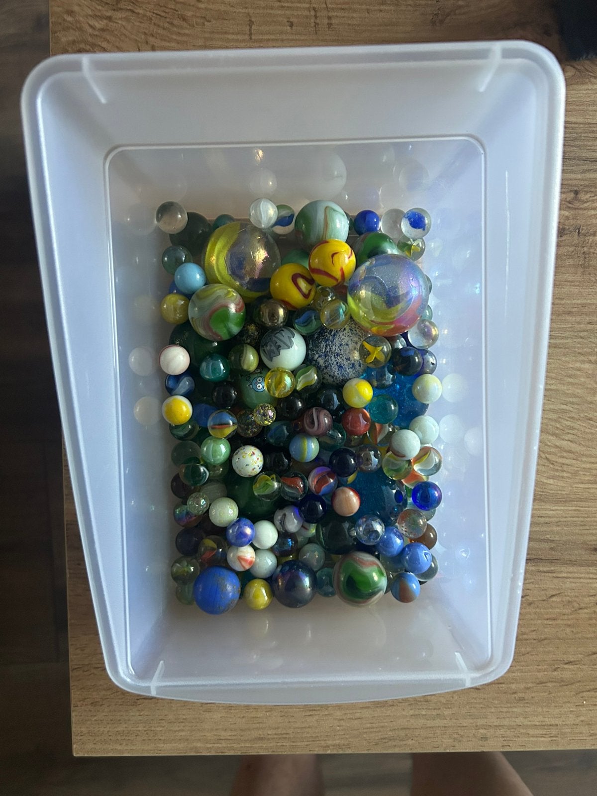 Bak vol met knikkers, Ophalen of Verzenden