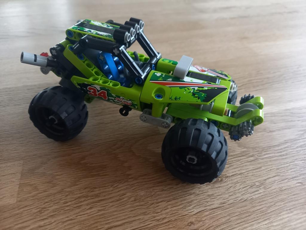 2x LEGO Technic; 42027 Desert Racer & 42101 Buggy, Gebruikt, Compleet, Lego, Ophalen of Verzenden