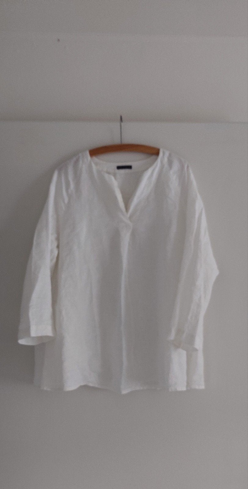 100% linnen OSKA Blouse mt 1, Maat 38/40 (M), Verzenden, Wit, Zo goed als nieuw