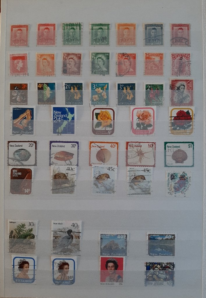 Verzameling Klassieke Postzegels Nieuw-Zeeland Nr. 4 Gest, Ophalen, Gestempeld