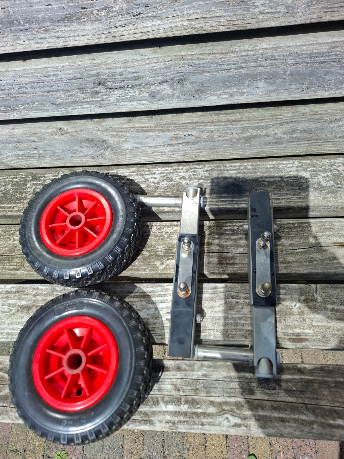 Ongebruikte wielen voor rubberboot of strandkar, Ophalen of Verzenden, Nieuw, Overige typen