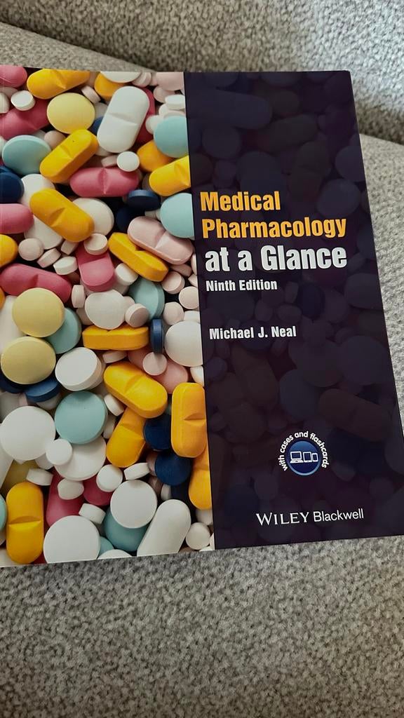 Medical Pharmacology at a Glance - Negende Editie, Boeken, Studieboeken en Cursussen, Ophalen of Verzenden, Beta, Zo goed als nieuw