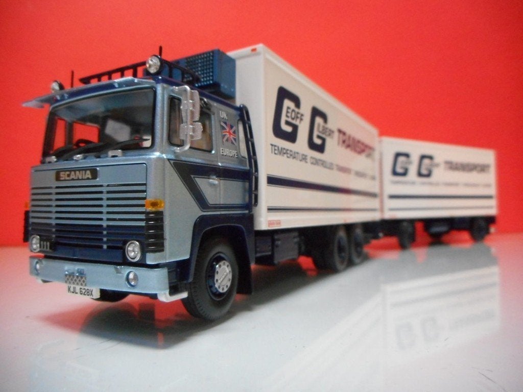 TEKNO SCANIA 141 GEOFF GILBERT, UK 86509, Ophalen of Verzenden, Nieuw, Bus of Vrachtwagen, Tekno