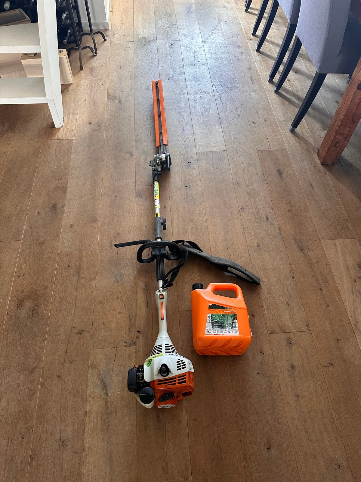 Stihl KM 55 R CombiSysteem met heggenschaar opzetstuk, Ophalen, Gebruikt, Benzine