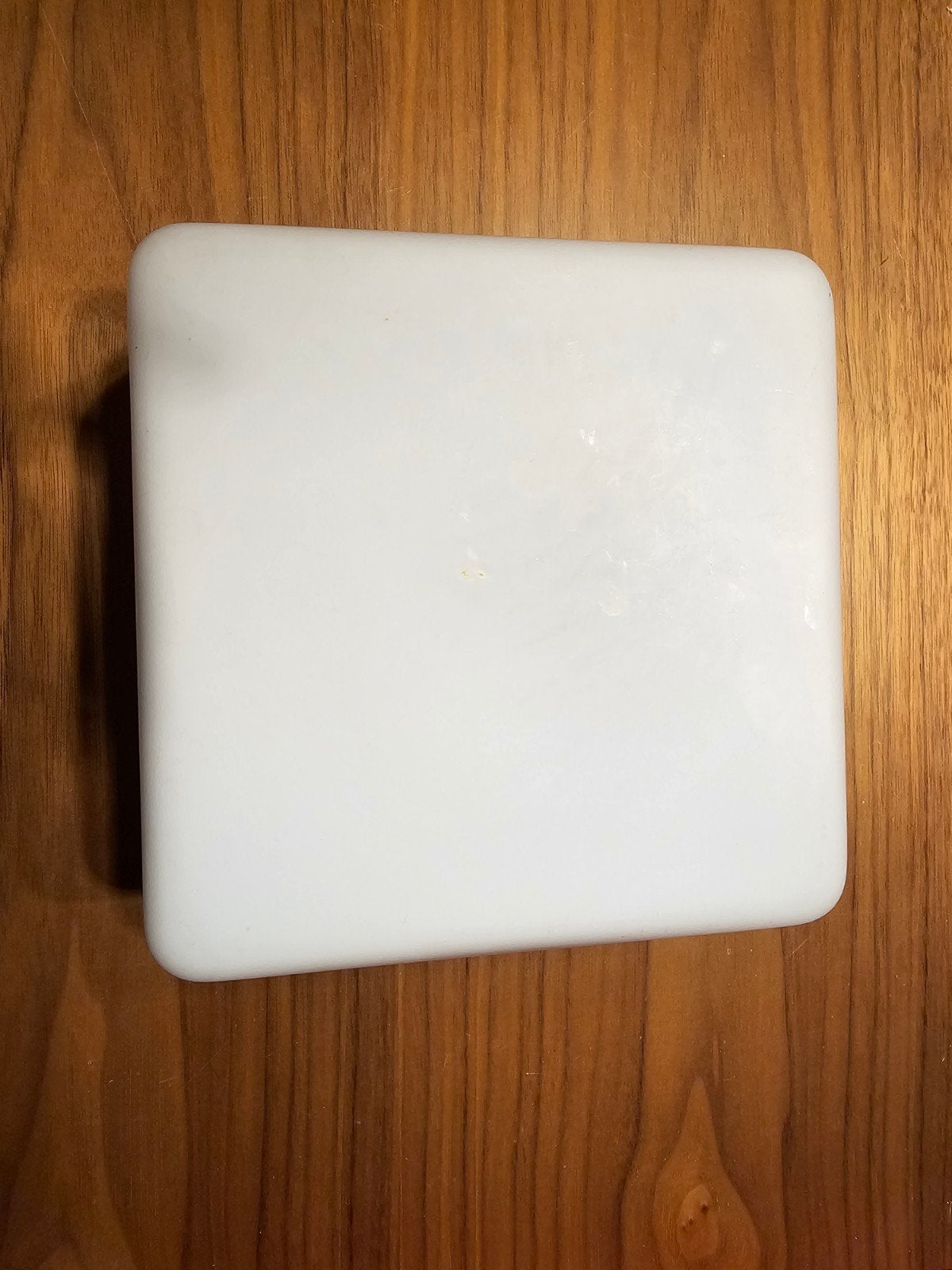 Opaline vierkante lampenkap, Gebruikt, 9 cm, Vierkant, Ophalen of Verzenden