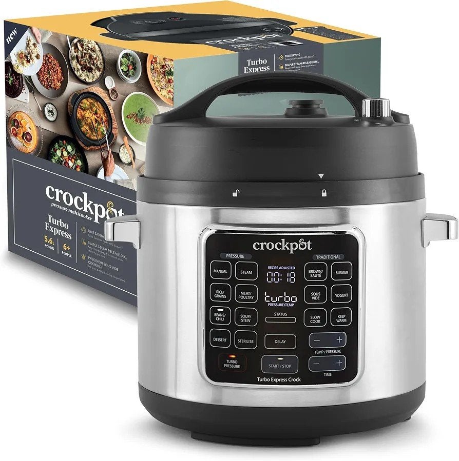 Nieuw in doos! Crock-Pot Express Pot 5.6L Turbo CR062, Ophalen of Verzenden, Timer, Nieuw
