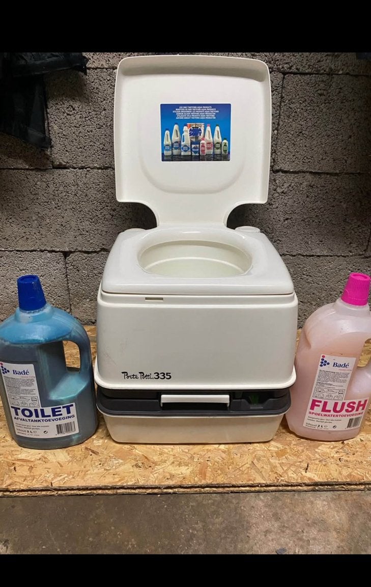 campeer wc tje Porta porti, Ophalen of Verzenden, Zo goed als nieuw