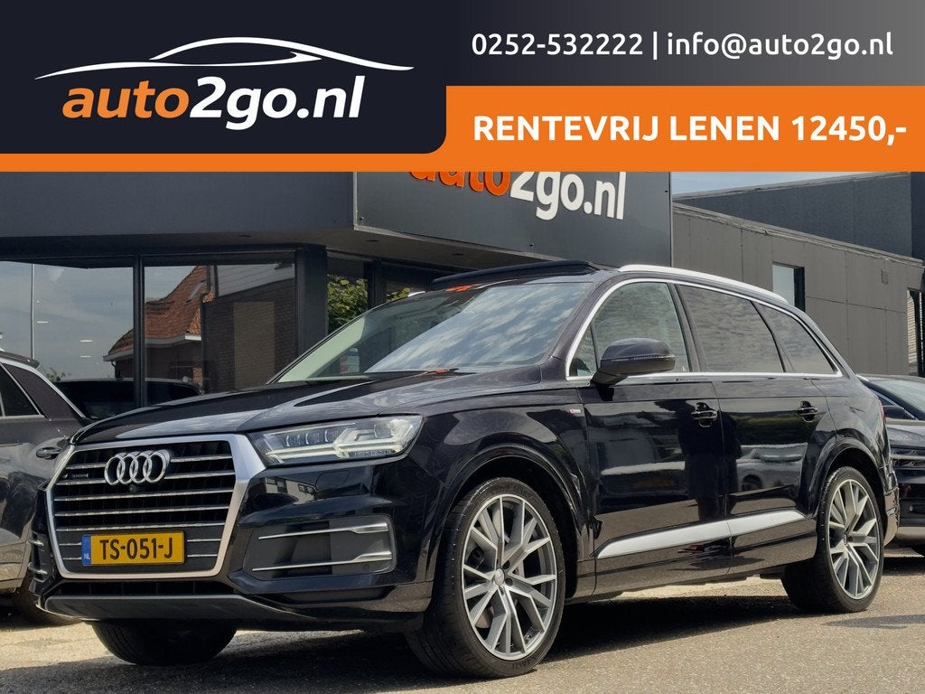 Audi Q7 3.0 TFSI AUT8 QUATTRO S-LINE 334PK PANODAK LEDR NAVI, Auto's, Audi, Automaat, Gebruikt, Euro 6, 2995 cc