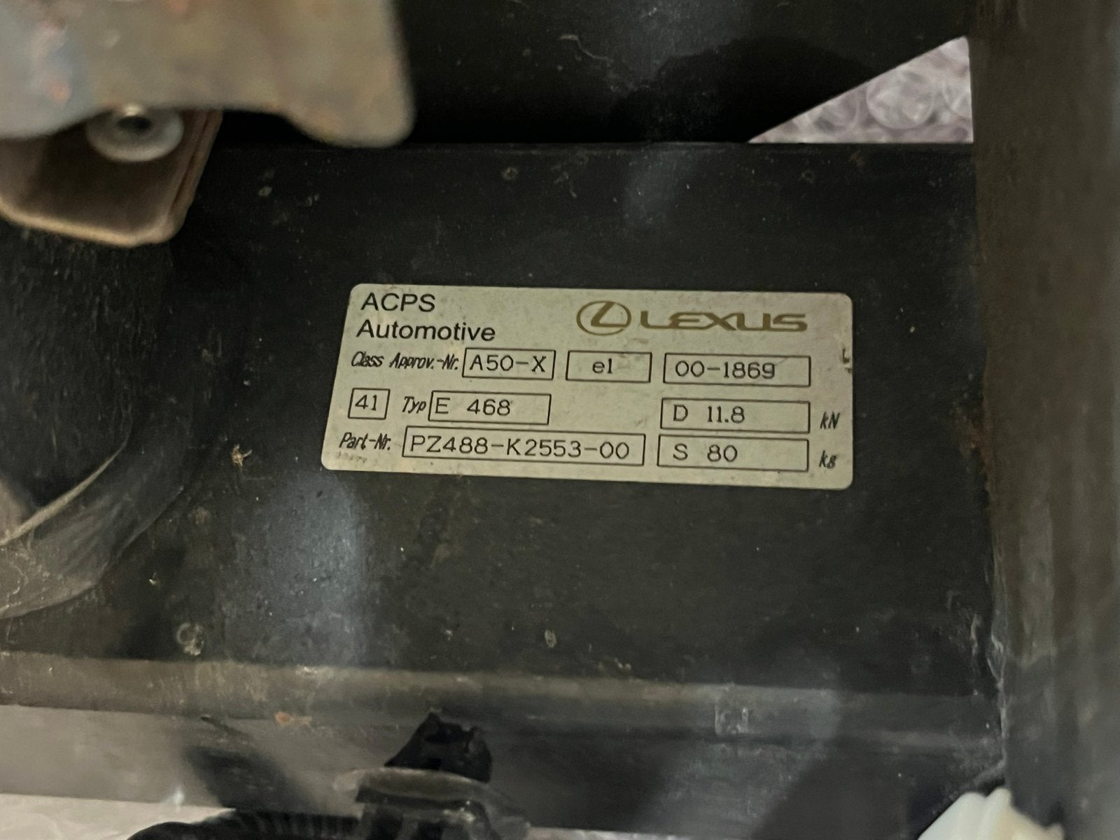 Trekhaak Lexus RX450h zonder kogel, Ophalen, Lexus