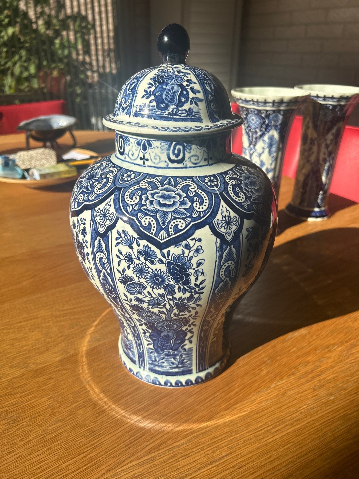 Delfts Blauwe Vaas van Royal Boch, Antiek en Kunst, Ophalen