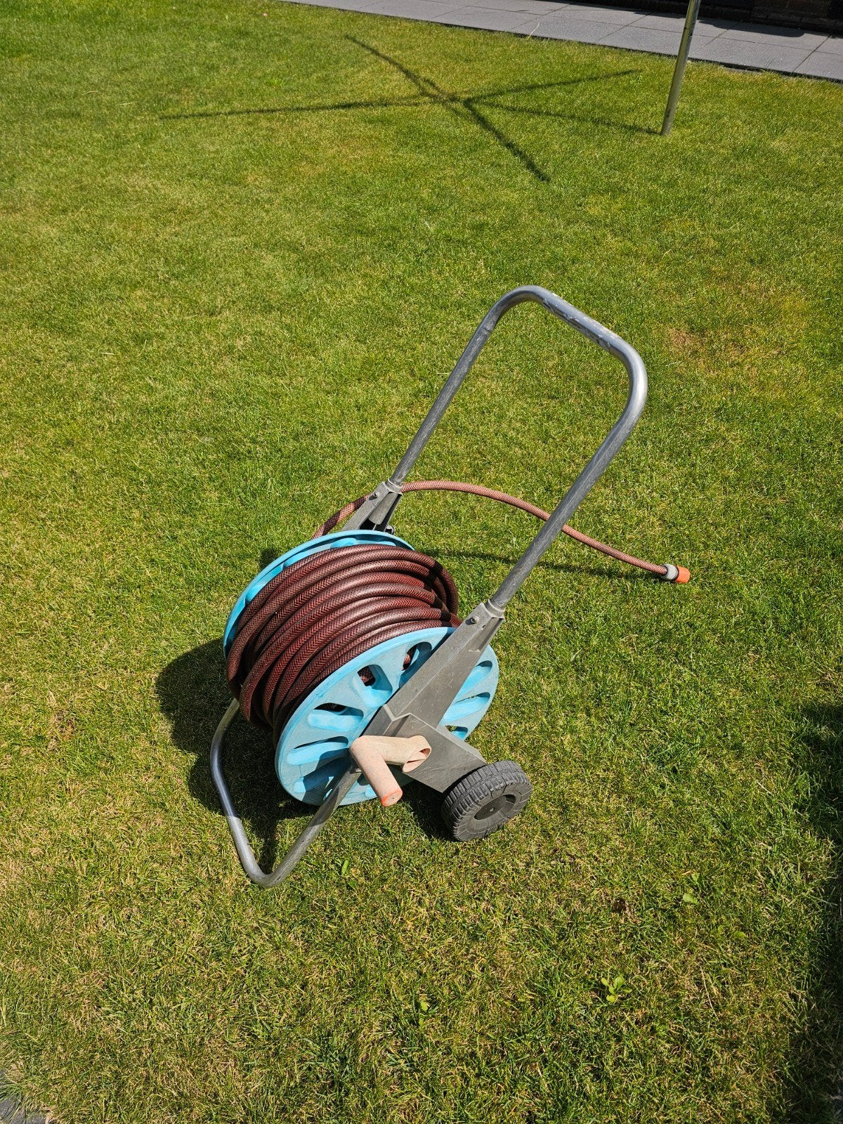 gardena tuinslangkar met slang, Ophalen, Gebruikt, Tuinslanghaspel