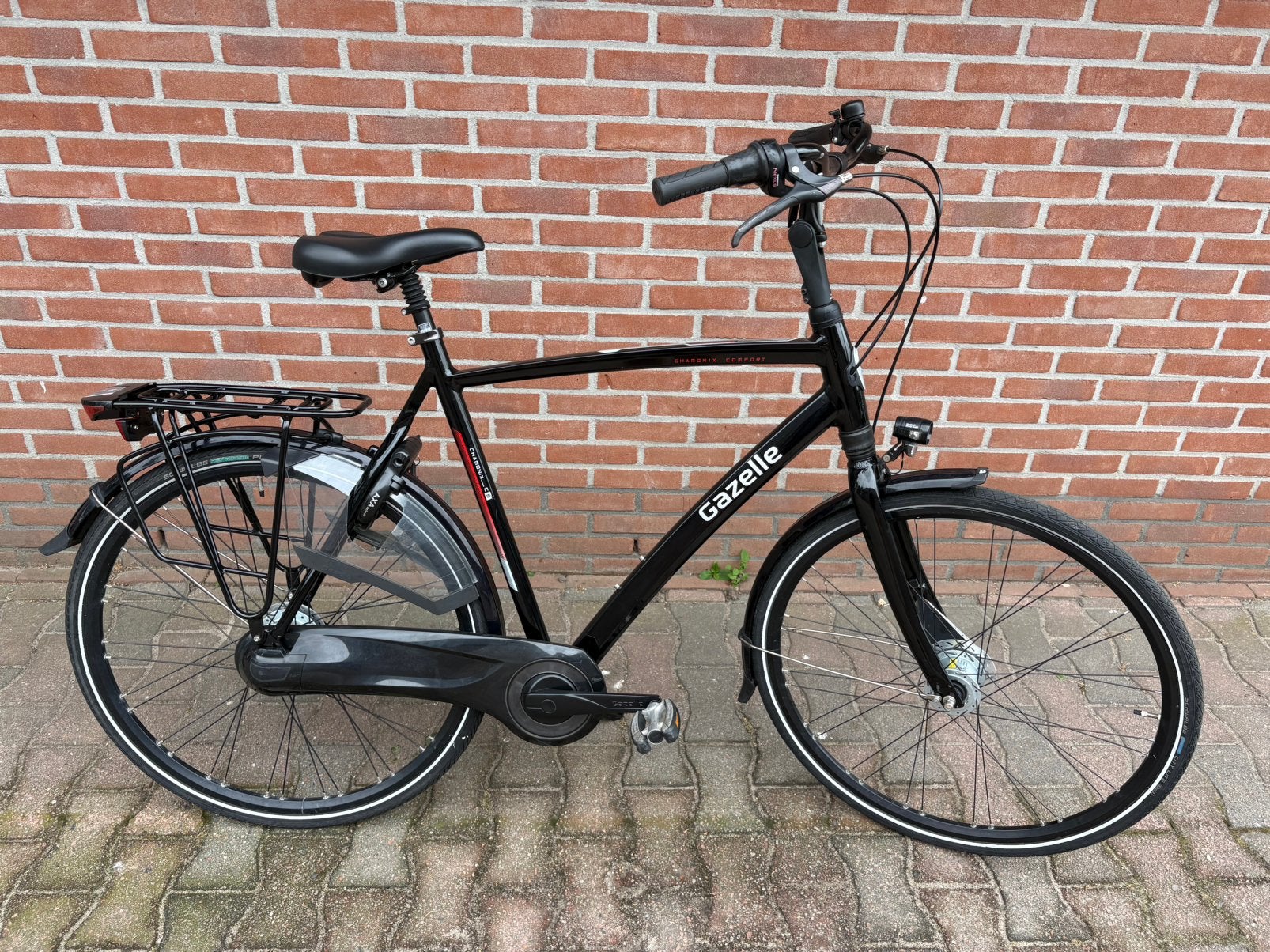 Super mooie Gazelle Chamonix C8 herenfiets 61cm 8versn, Fietsen en Brommers, Ophalen, Versnellingen, Zo goed als nieuw, 57 tot 61 cm