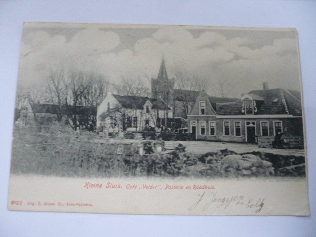 anna poulowna de kleine sluis cafe volder pastorie gel. 1914, Verzenden, Voor 1920, Gelopen, Noord-Holland