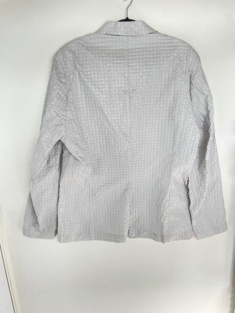 Irie Wash blazer maat L grijs bubbel structuur recht, Irie Wash, Zo goed als nieuw, Jasje, BOUTIQUE@irieparis.com