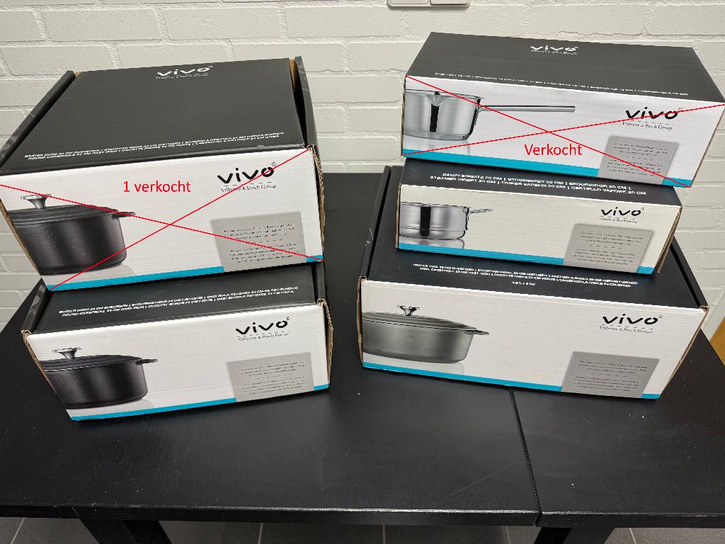 Vivo | Villeroy & Boch pannen, Gietijzer, Nieuw, Pannenset, Ophalen of Verzenden