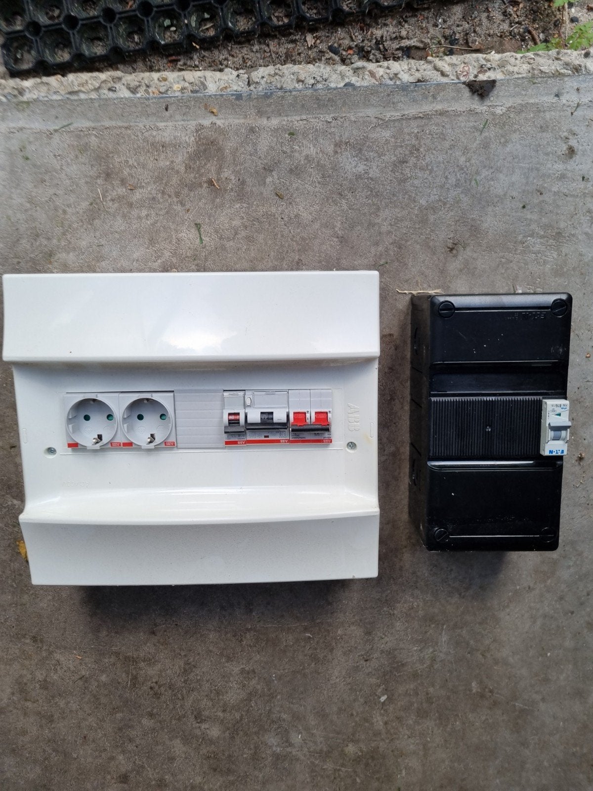 Groepenkast met stopcontacten en automaten, Ophalen of Verzenden, Gebruikt, ABB, Groepenkast