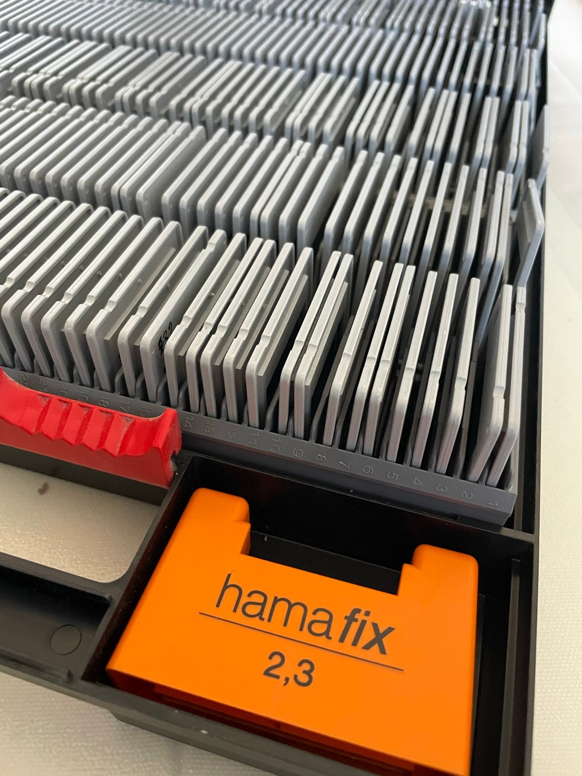 Hamafix diaraampjes en opbergboxen, Ophalen of Verzenden, Gebruikt, Hama, Overig typen