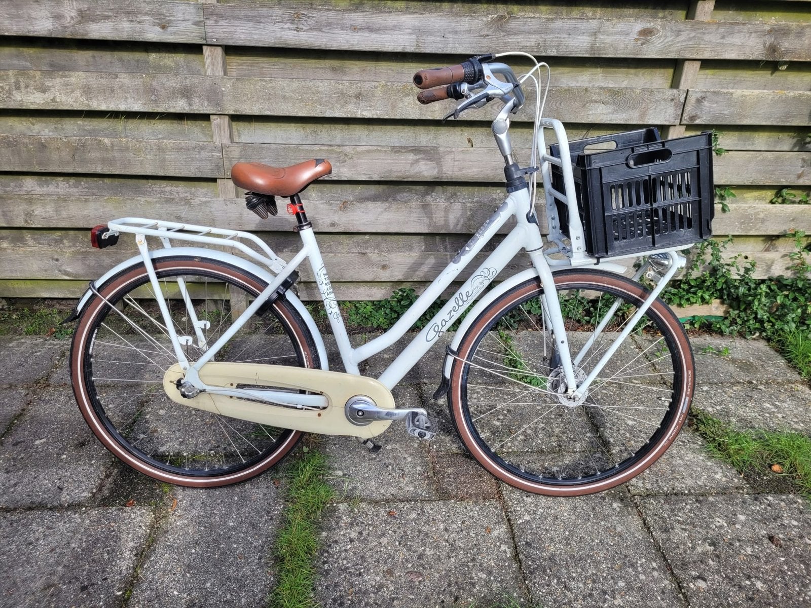Gazelle Damesfiets met mand - Opknapper, Ophalen, Velgrem, 50 tot 53 cm, Gazelle