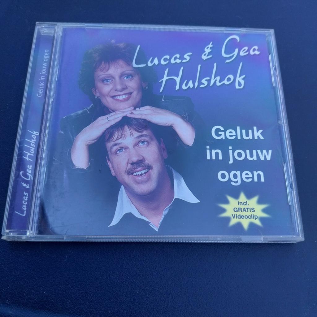 Lucas & Gea Hulshof - Geluk in jouw ogen CD, Ophalen of Verzenden, Gebruikt, Levenslied of Smartlap