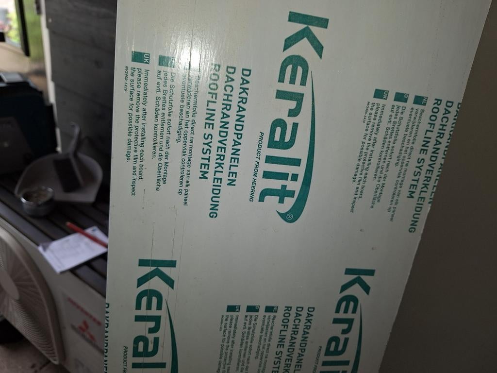 Keraliet dakrand panelen, Doe-het-zelf en Verbouw, Platen en Panelen, Ophalen