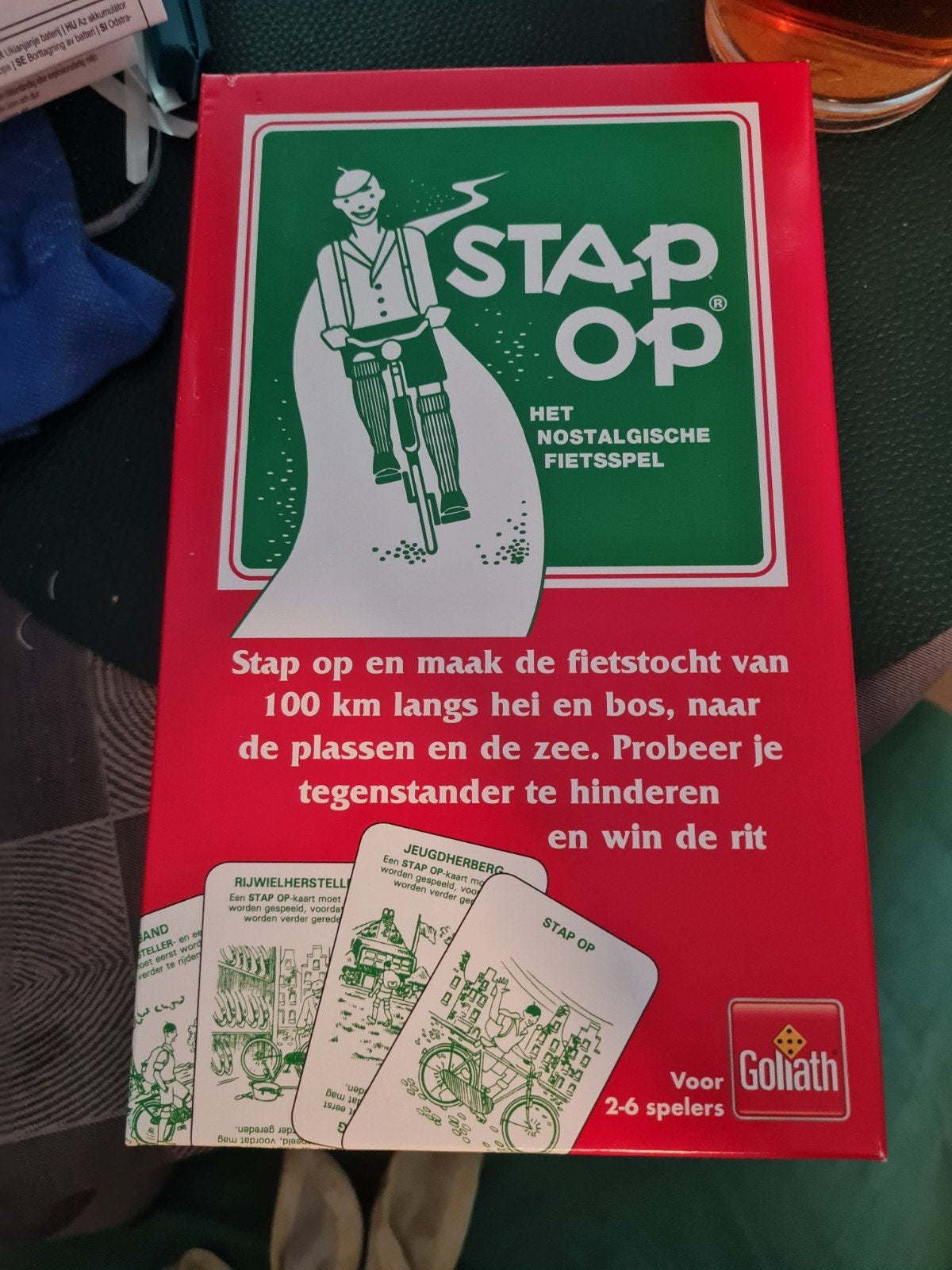Stap Op: Het Nostalgische Fietsspel - Goliath, Vijf spelers of meer, Ophalen of Verzenden, Nieuw, Goliath