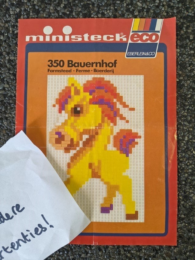 * Ministeck Eco (boerderij)dieren folder 1985 *, Hobby en Vrije tijd, Ministeck, Verzenden, Gebruikt, Overige typen