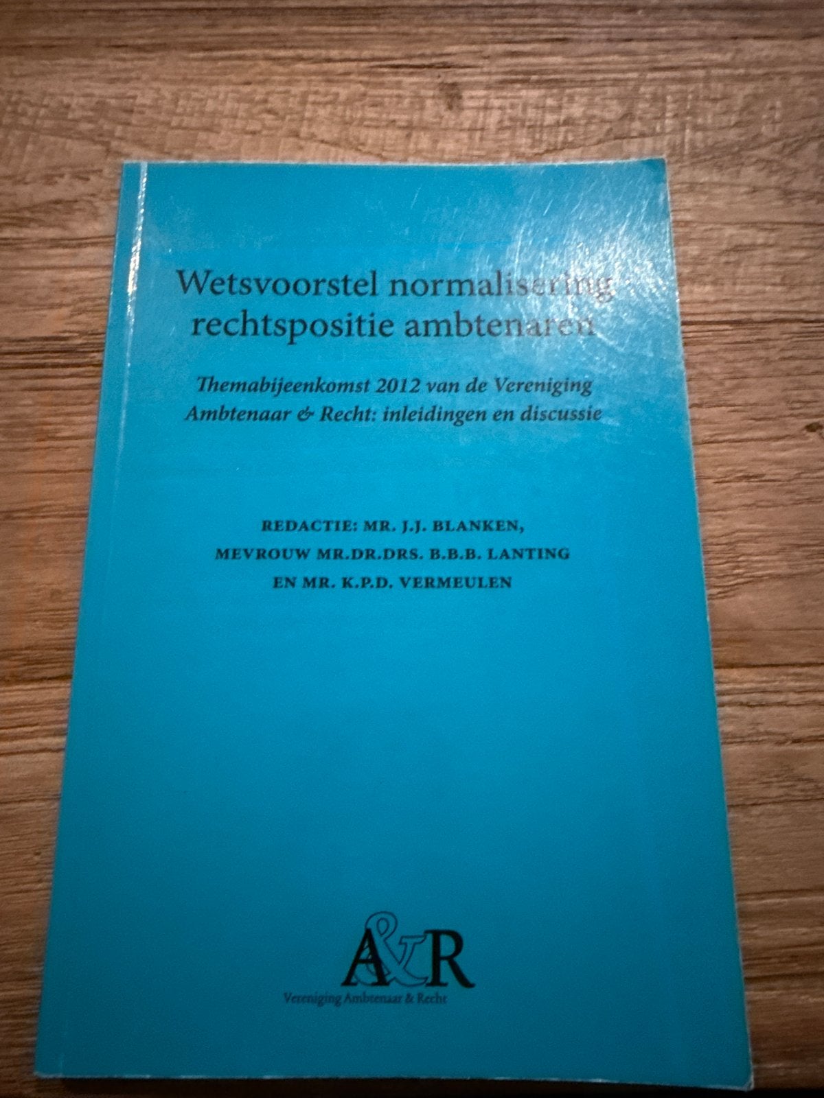 Wetsvoorstel normalisering rechtspositie ambtenaren, Ophalen of Verzenden, Gamma, Gelezen, WO