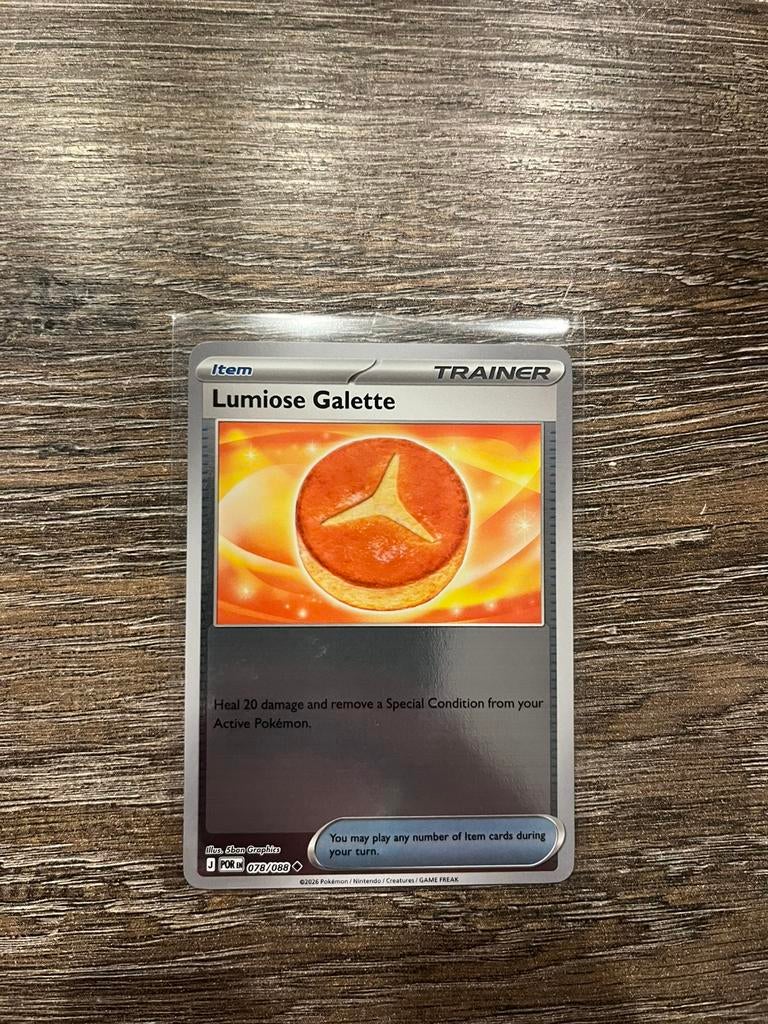 Lumiose Galette POR 078/088 reverse holo, Ophalen of Verzenden, Zo goed als nieuw