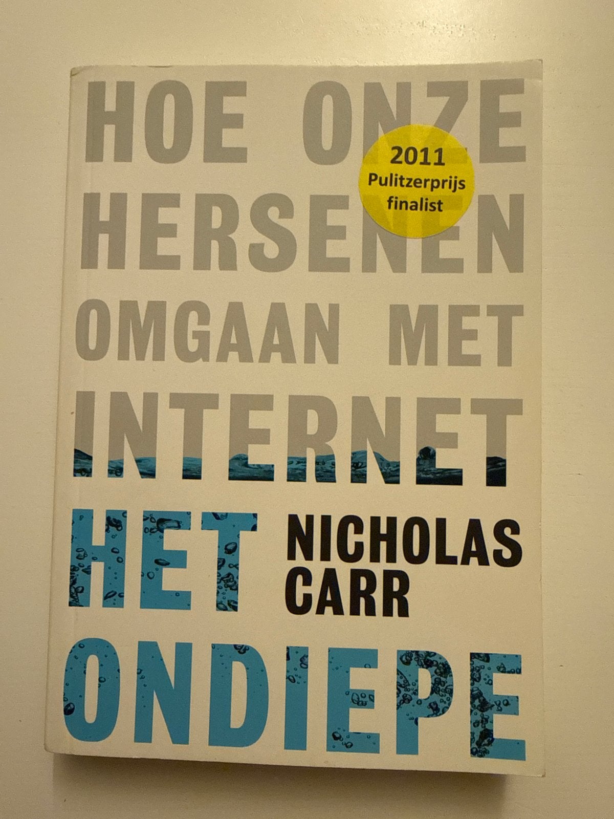 Het Ondiepe: Hoe onze hersenen omgaan met internet, Ophalen of Verzenden, Zo goed als nieuw, Sociale wetenschap