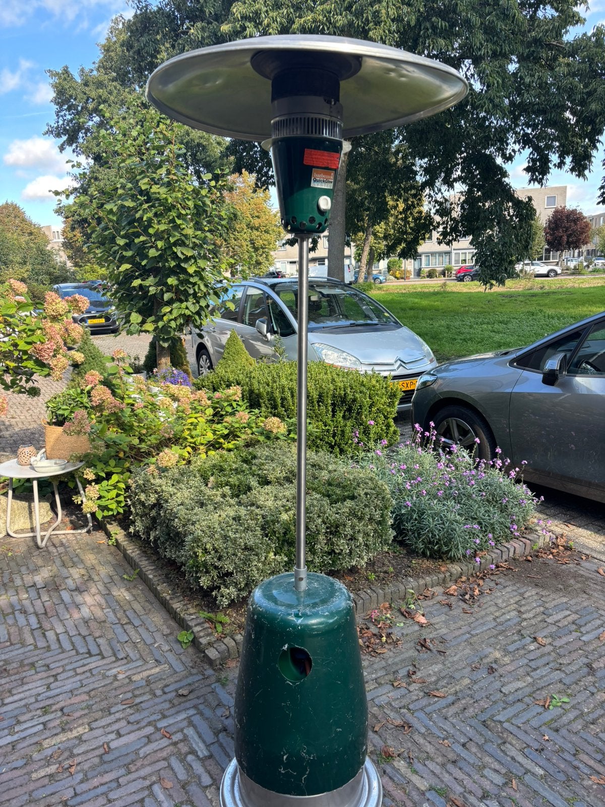 Terrasverwarmer Barbecook, Tuin en Terras, Ophalen, Zo goed als nieuw