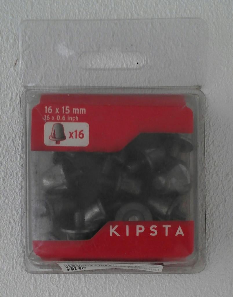 Decathlon Kipsta aluminium rugby noppen 16 x 15 mm, Sport en Fitness, Voetbal, Maat XS of kleiner, Ophalen of Verzenden, Nieuw