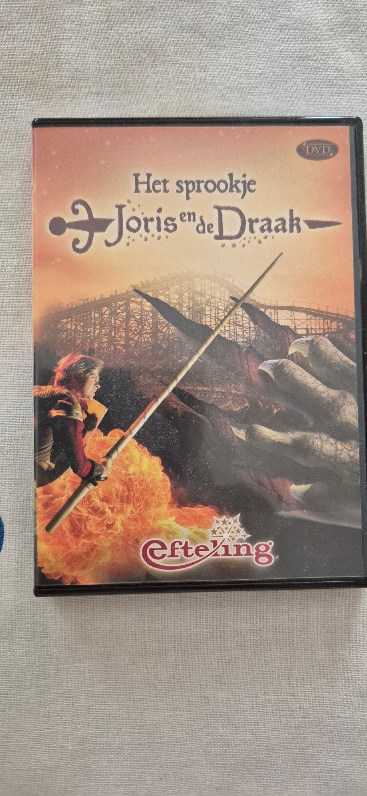Efteling Joris en de Draak DVD - Sprookjesfilm, Avontuur, Gebruikt, Alle leeftijden, Ophalen of Verzenden