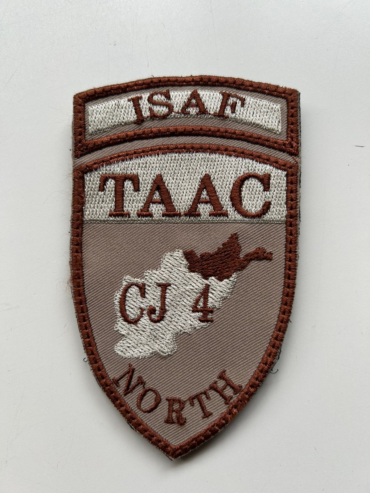 Patch ISAF TAAC CJ 4 North, Verzenden, Landmacht, Nederland, Embleem of Badge